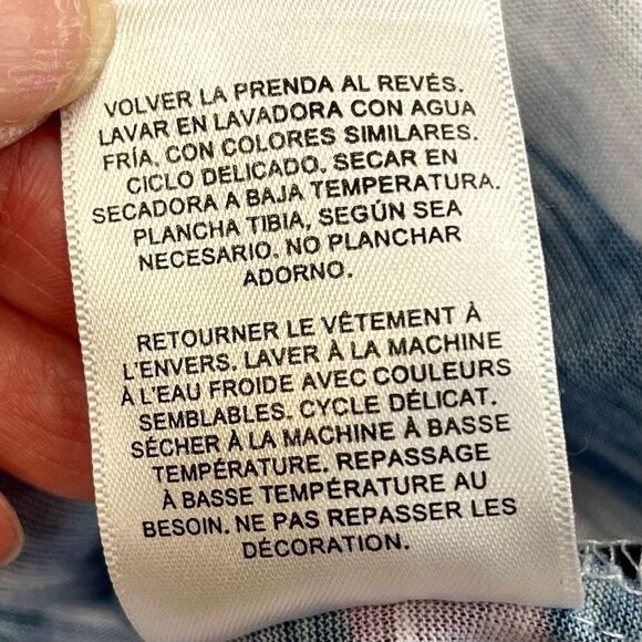 Alfred Dunner Picture Perfect Somen's Flowers and Stripes Knit Top 2X - Picture 10 of 10